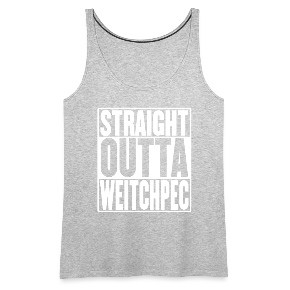 Straight Outta Weitchpec Women’s Premium Tank - heather gray