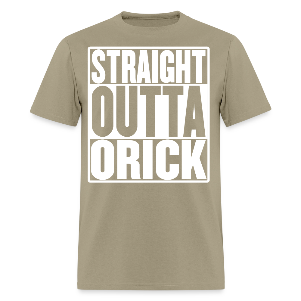 Straight Outta Orick Men's T-Shirt - khaki
