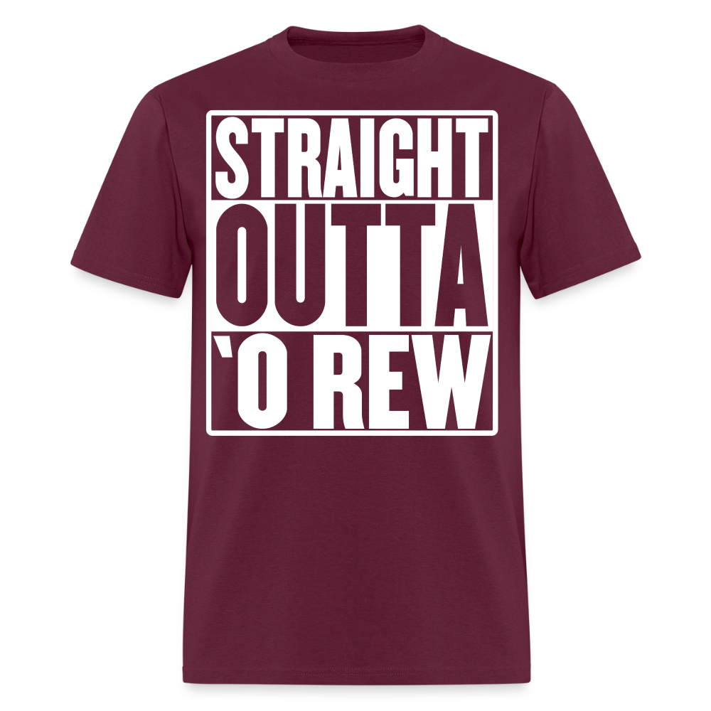 Straight Outta ‘O Rew Men's T-Shirt - burgundy