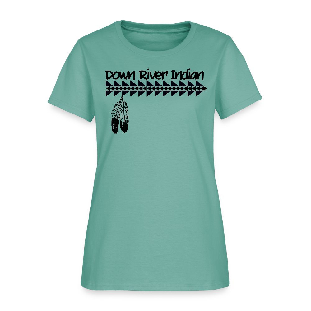 DRI Down River Indian Women's T-Shirt - aquatic