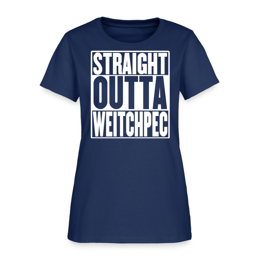 Straight Outta Weitchpec Women’s T-Shirt -  blue dusk