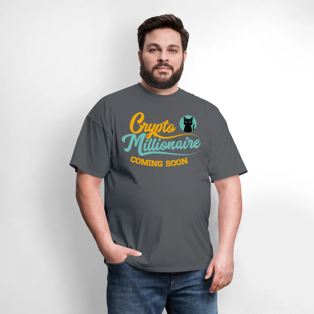 Crypto Millionaire Coming Soon Nacho - charcoal