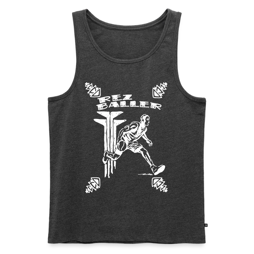 Rez Baller Men’s Premium Tank - heather anthracite