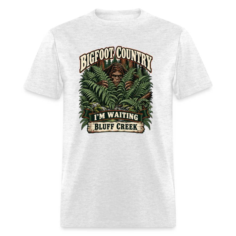 Bigfoot Country Waiting Bluff Creek - light heather gray