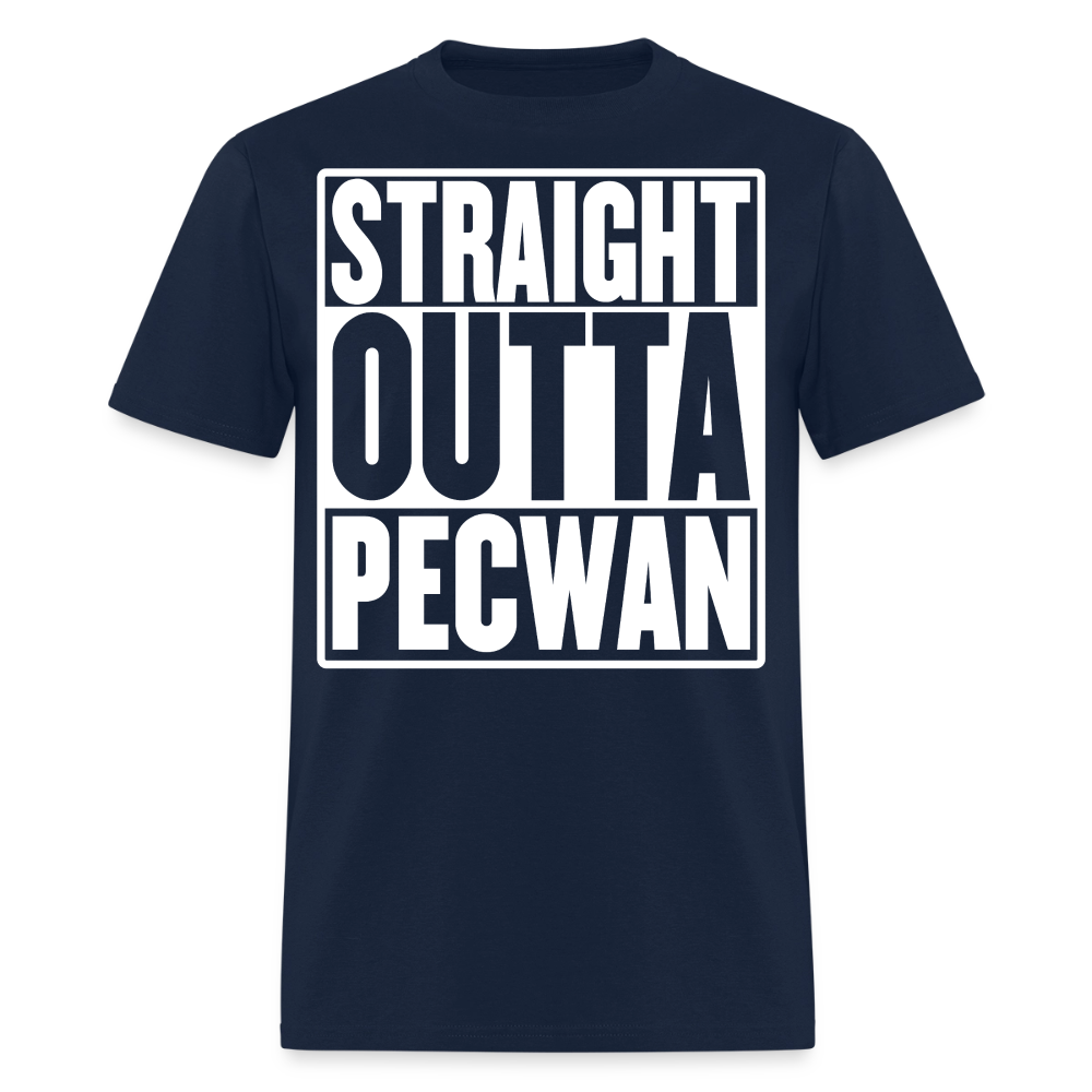 Straight Outta Pecwan Men's T-Shirt - navy