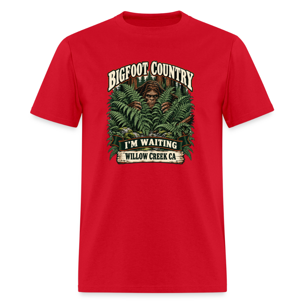 Bigfoot Country Waiting Willow Creek - red
