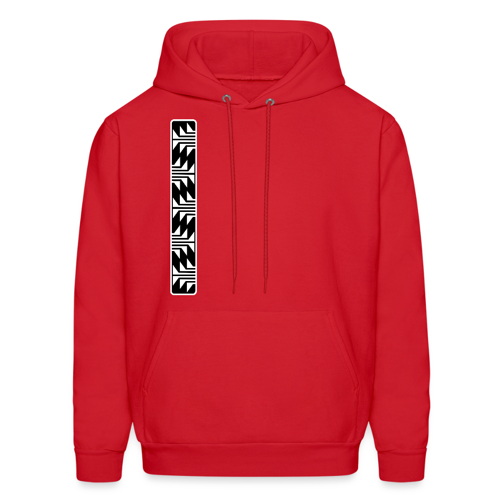 Frog Foot Panel Hoodie - red