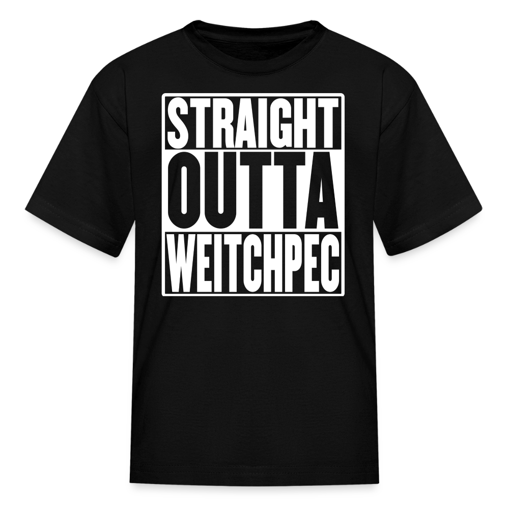 Straight Outta Weitchpec Toddler T-Shirt - black