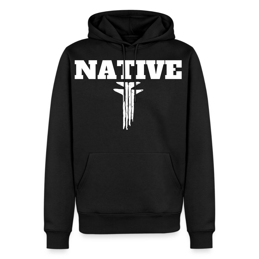 Native Frogs Sketch Men’s Premium Hoodie - black