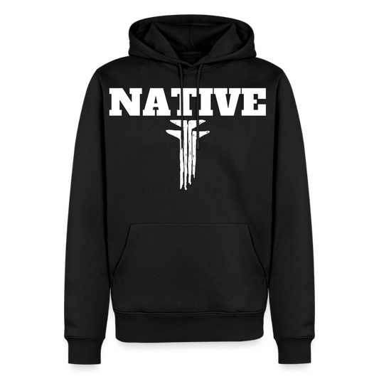 Native Frogs Sketch Men’s Premium Hoodie - black