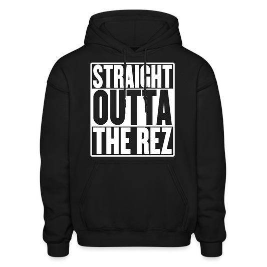 Straight Outta The Rez Men’s Premium Hoodie - black