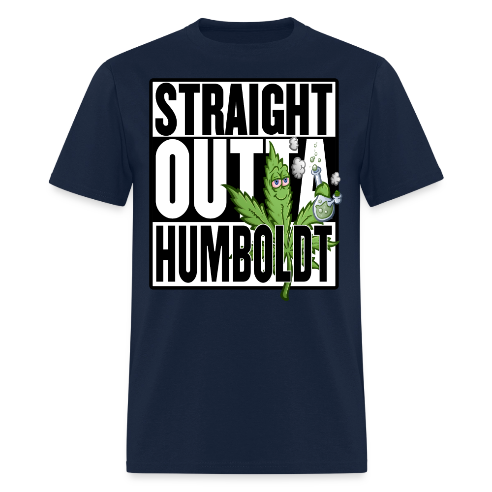 Straight Outta Humboldt Men's T-Shirt - navy
