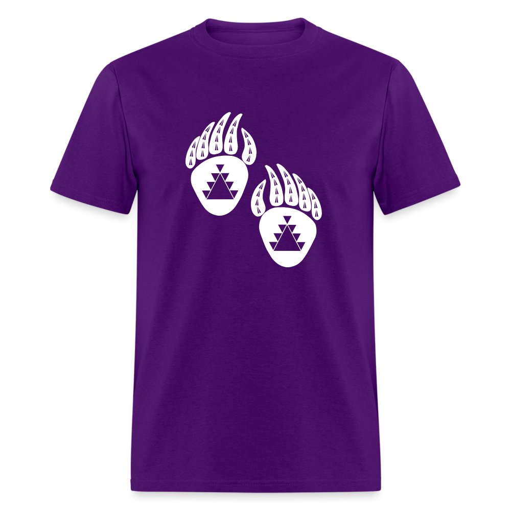 Bear Claws Unisex Classic T-Shirt - purple