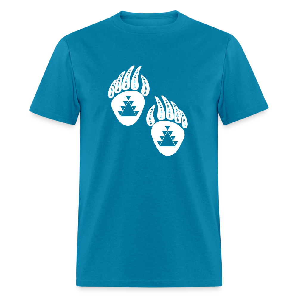 Bear Claws Unisex Classic T-Shirt - turquoise