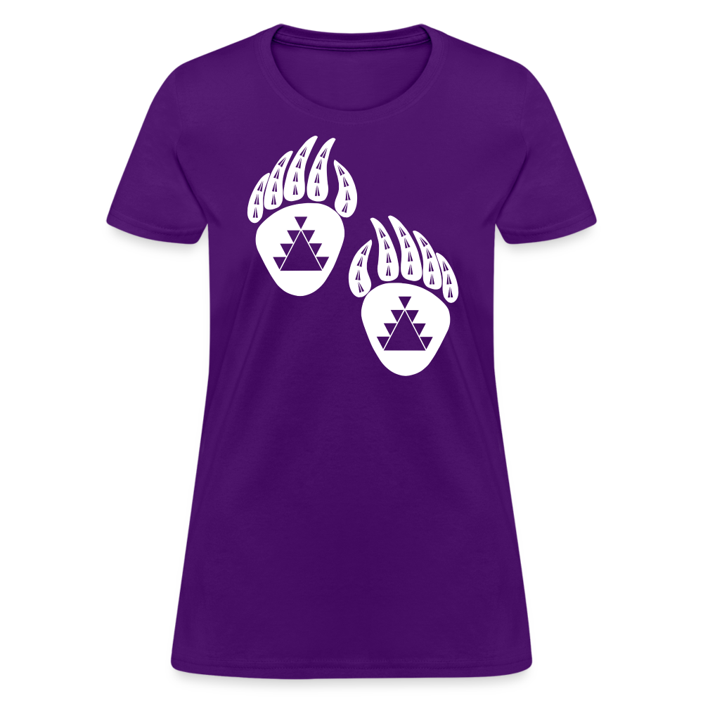 Bear Claws Women's T-Shirt - purple