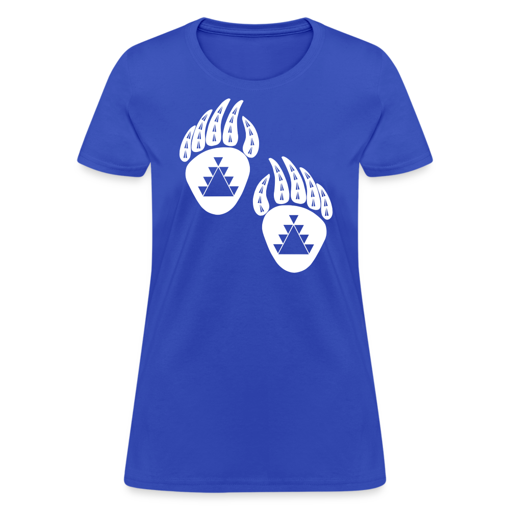 Bear Claws Women's T-Shirt - royal blue
