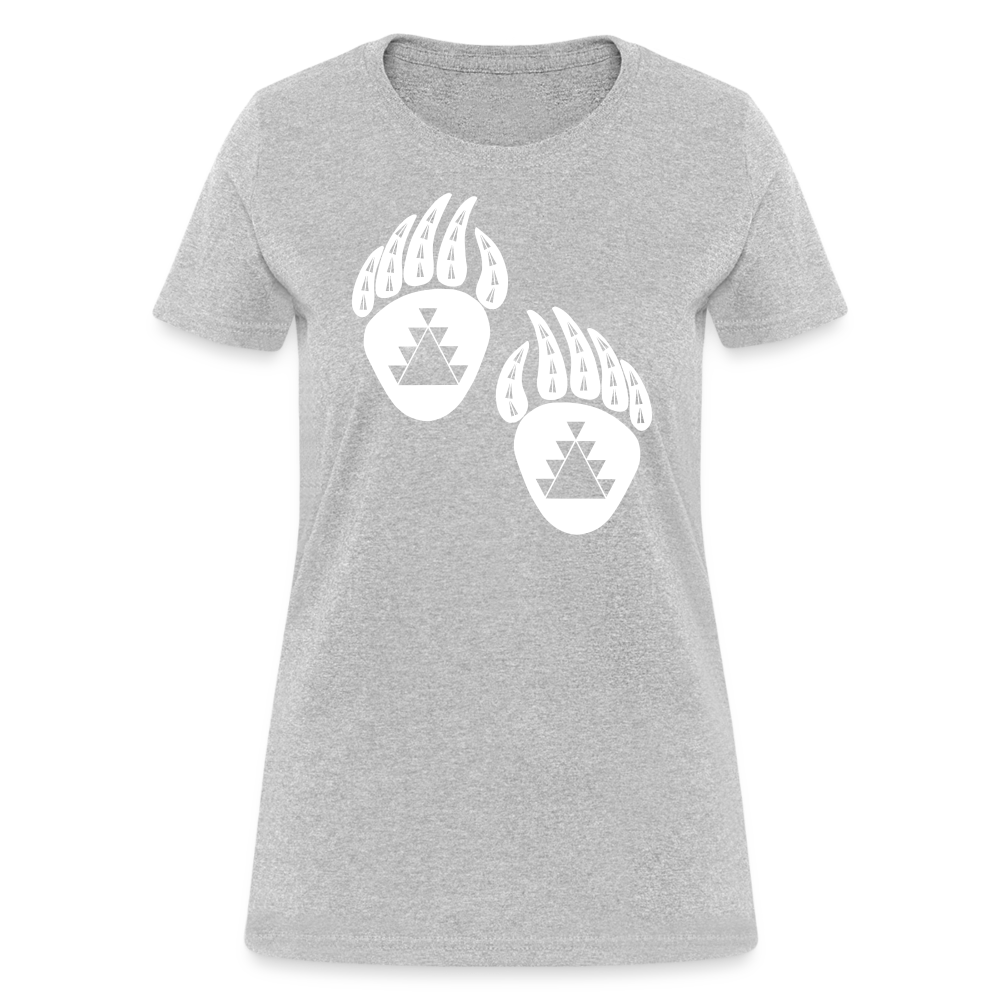 Bear Claws Women's T-Shirt - heather gray