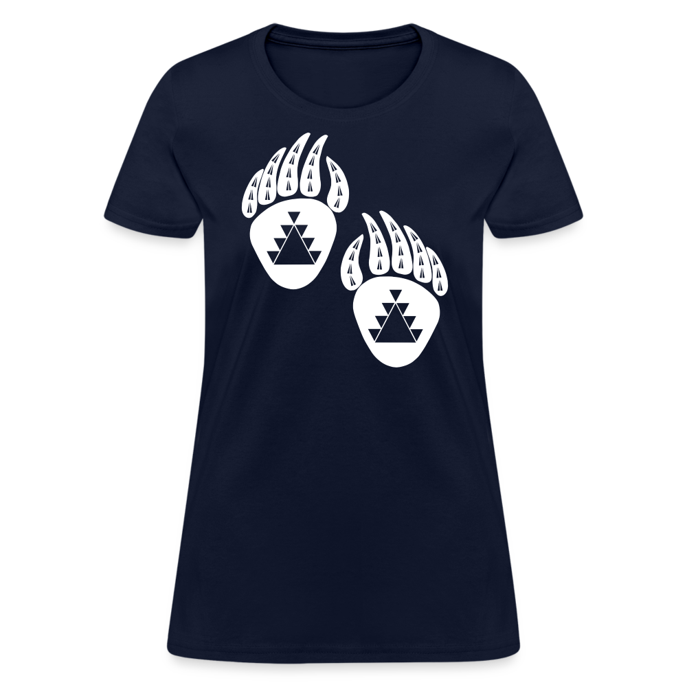 Bear Claws Women's T-Shirt - navy
