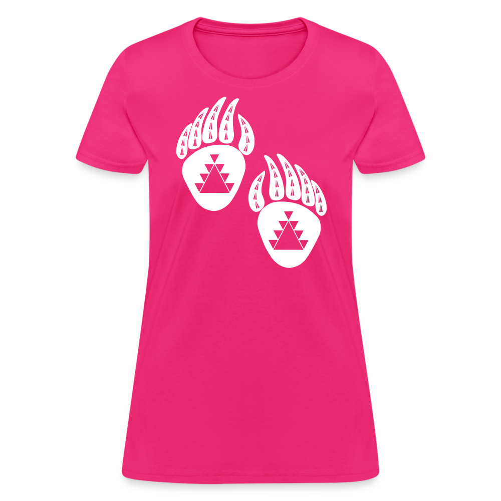 Bear Claws Women's T-Shirt - fuchsia