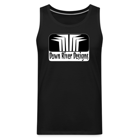 Down River Designs Men’s Premium Tank - black