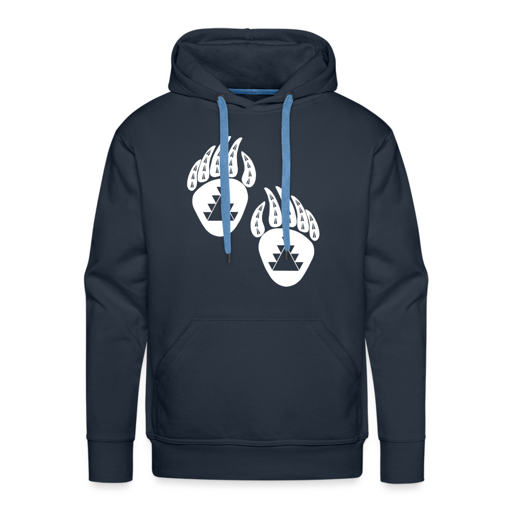 Bear Claws Men’s Premium Hoodie - navy