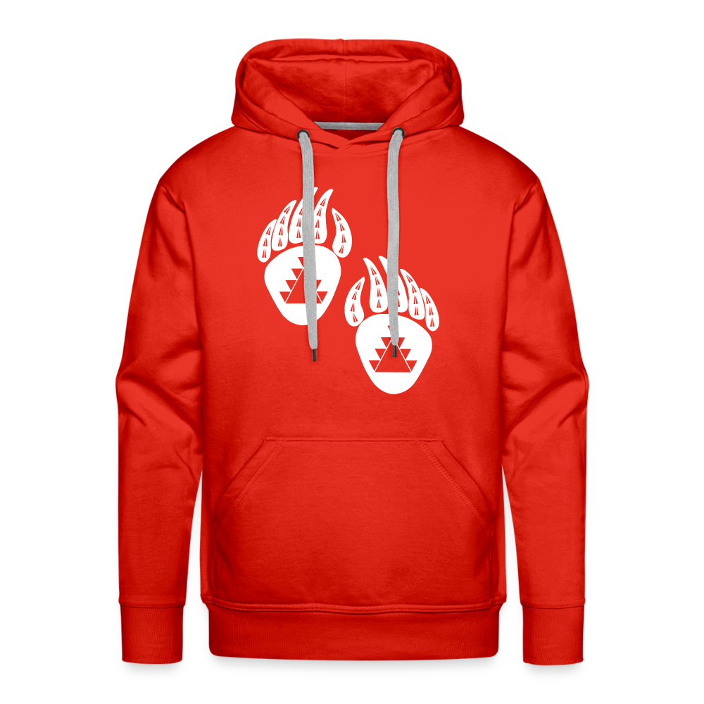 Bear Claws Men’s Premium Hoodie - red