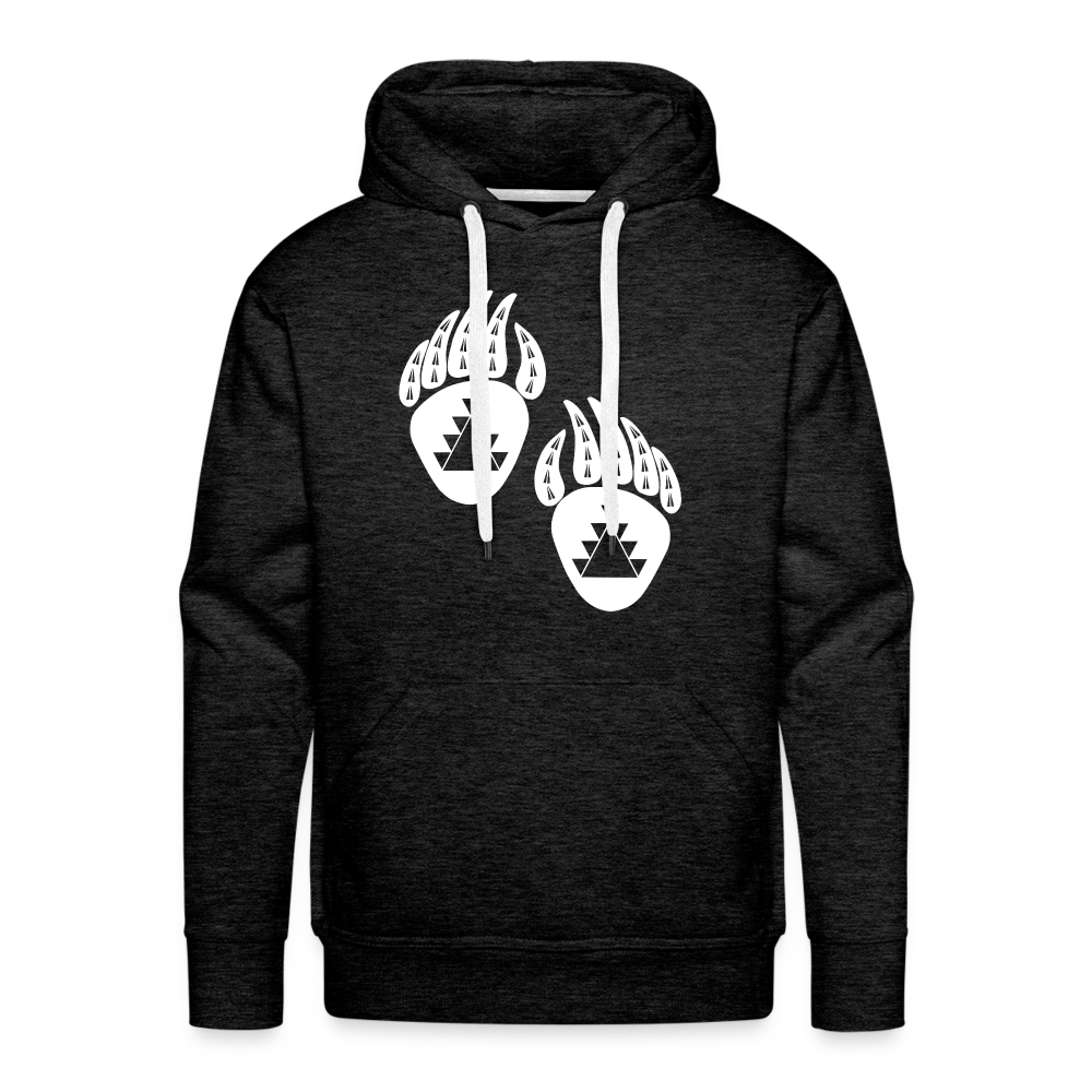 Bear Claws Men’s Premium Hoodie - charcoal grey