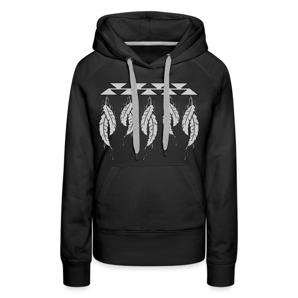 Feathers Women’s Premium Hoodie - black