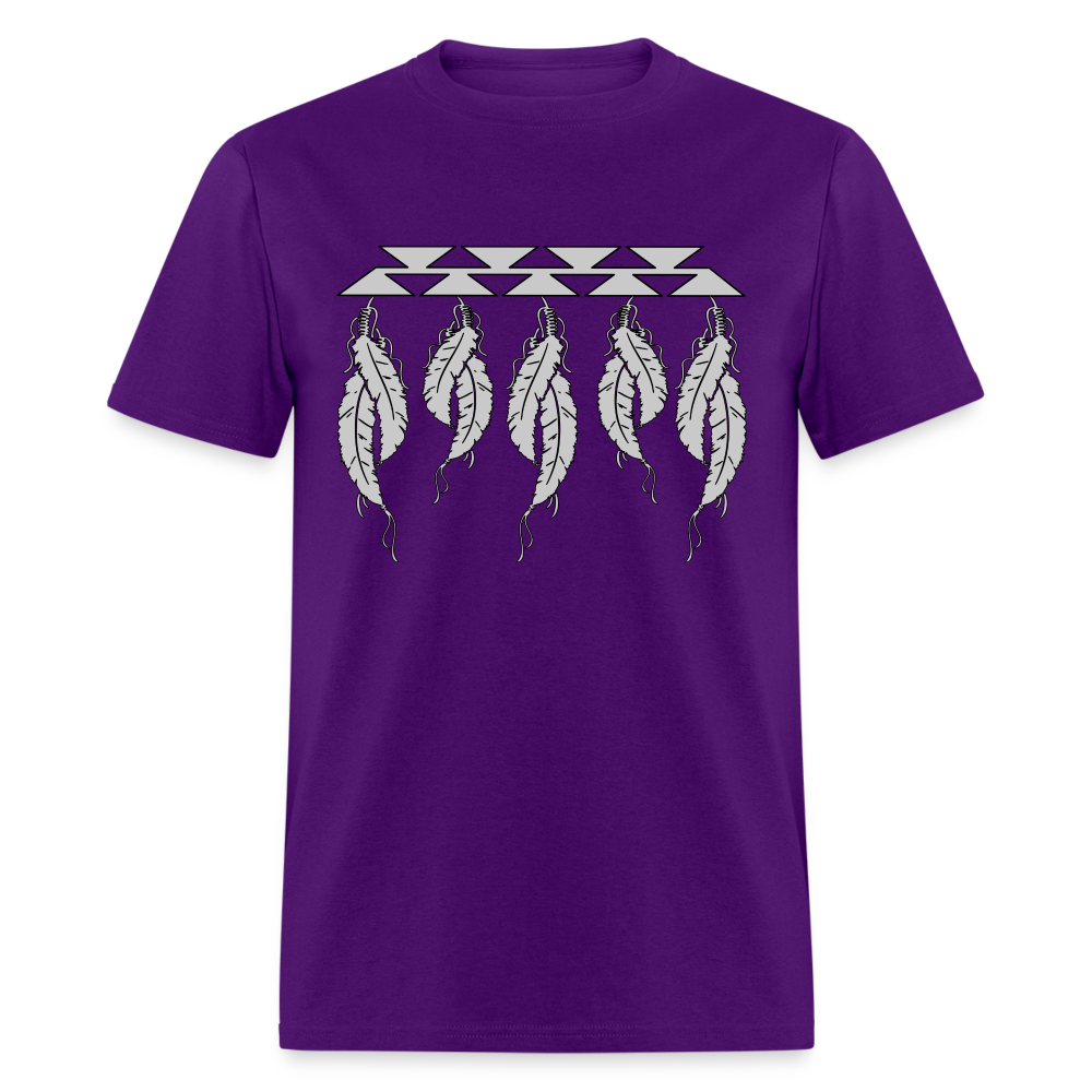 Feathers Classic T-Shirt - purple