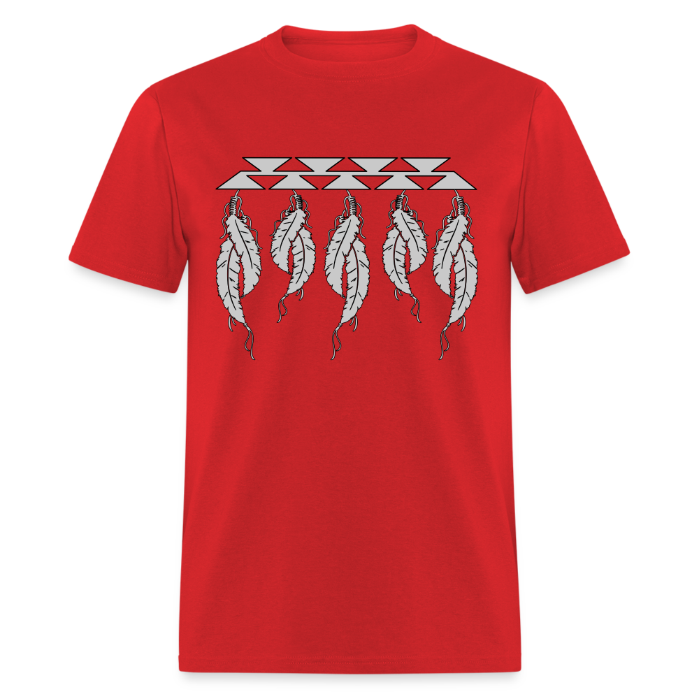 Feathers Classic T-Shirt - red