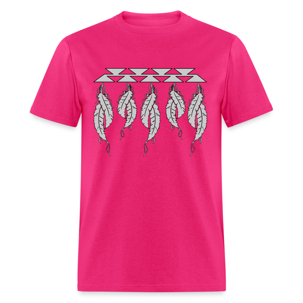 Feathers Classic T-Shirt - fuchsia