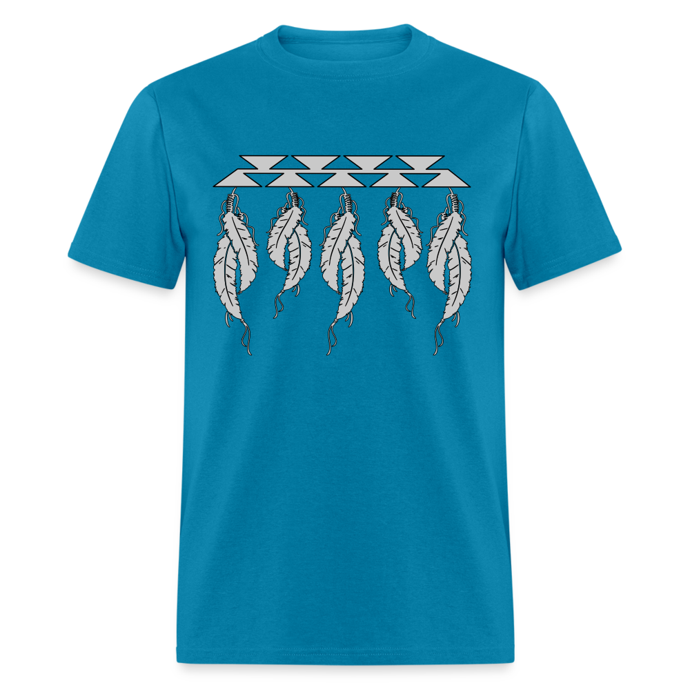 Feathers Classic T-Shirt - turquoise
