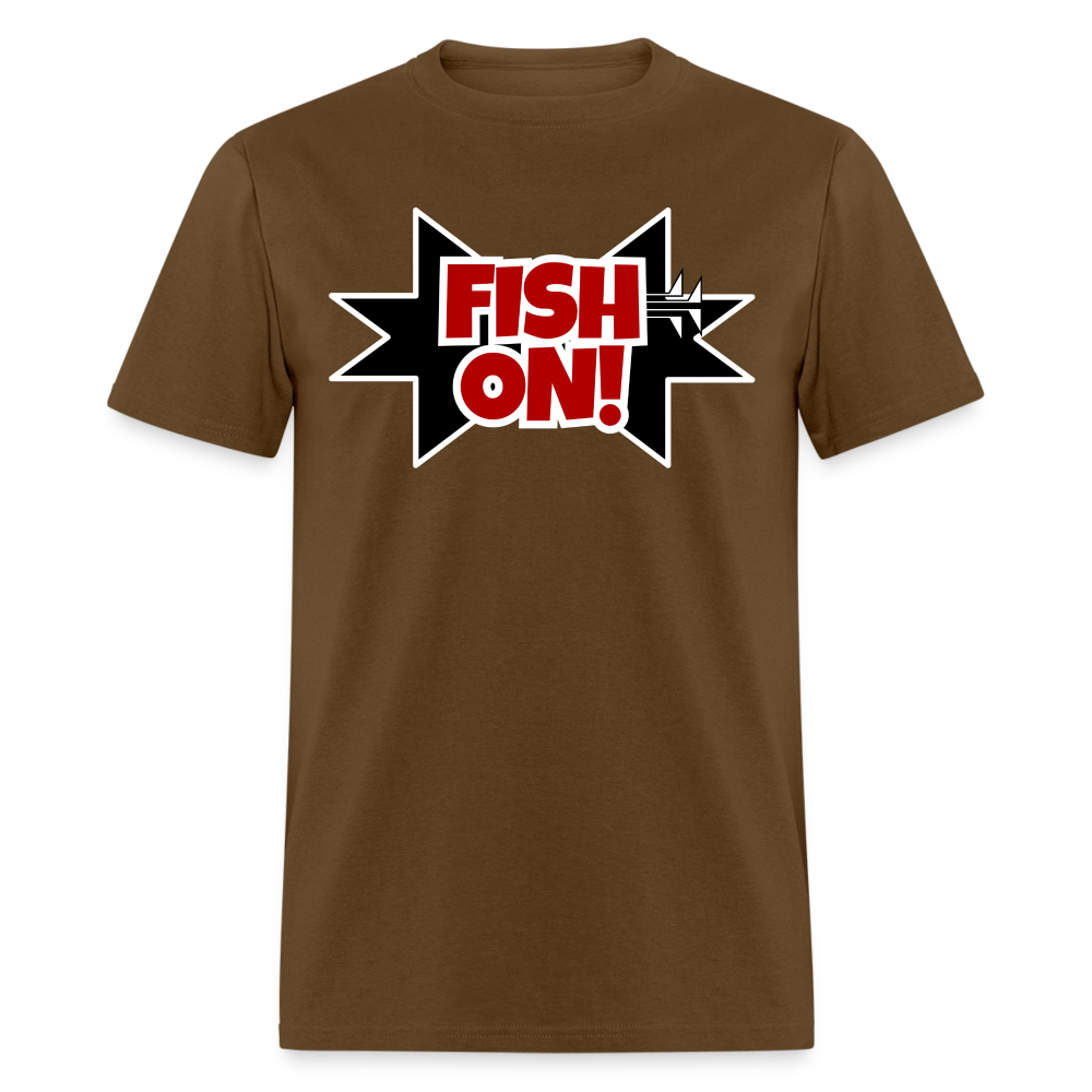 FISH ON! Unisex Classic T-Shirt - brown
