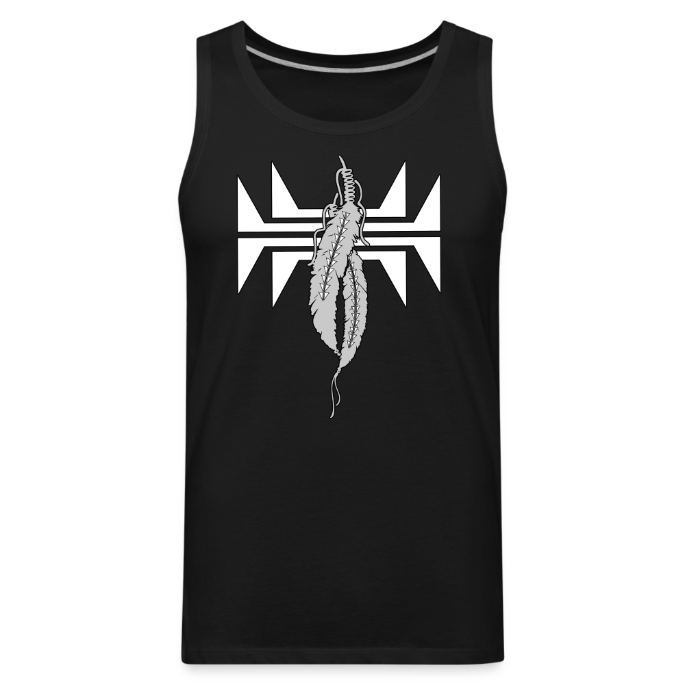 Frog Feathers Men’s Premium Tank - black