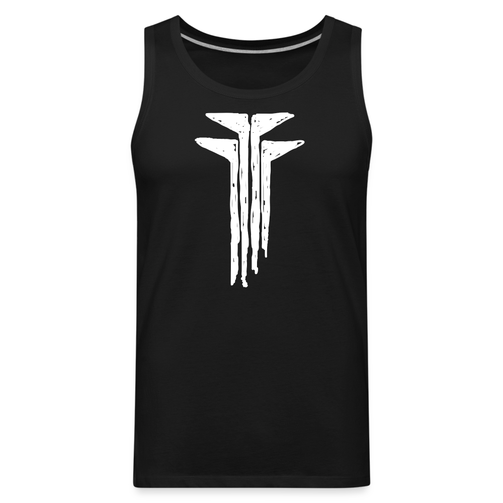 Frogs Scribble Men’s Premium Tank - black