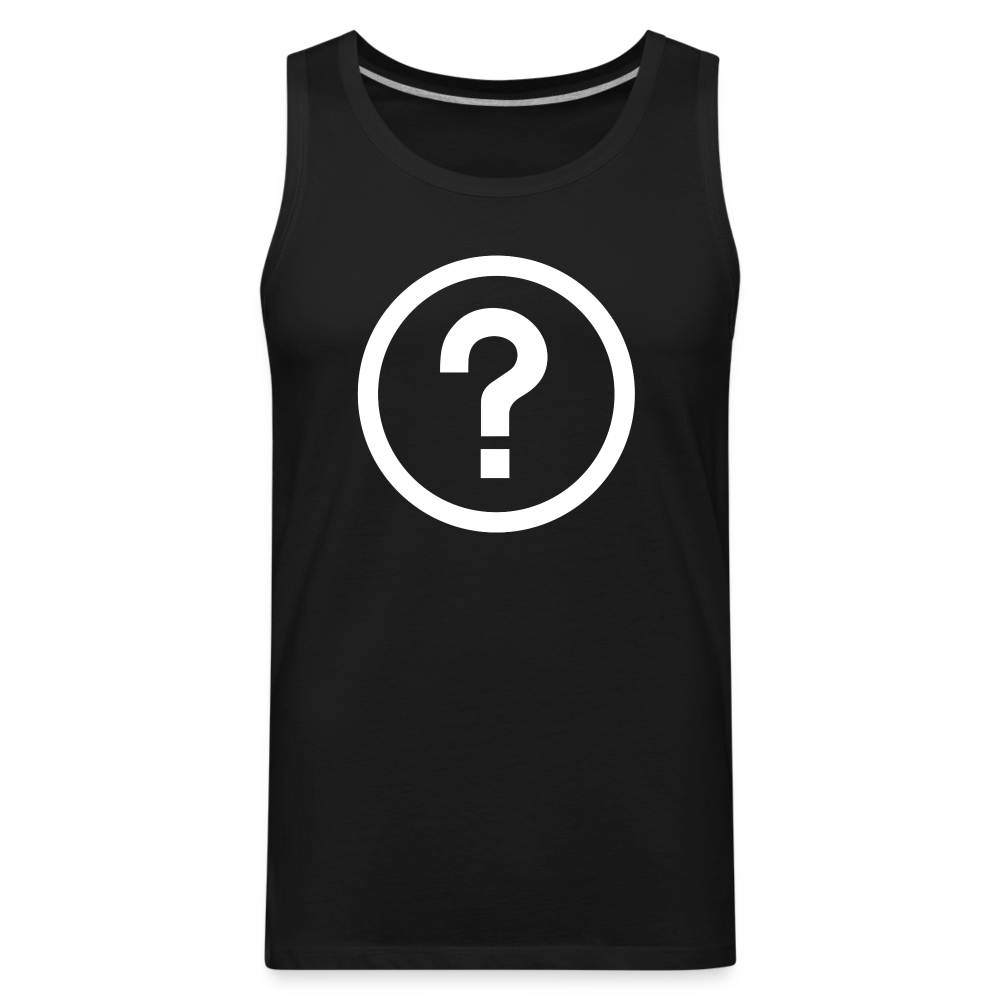 Huh? Men’s Premium Tank - black