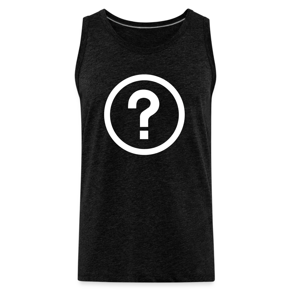 Huh? Men’s Premium Tank - charcoal grey