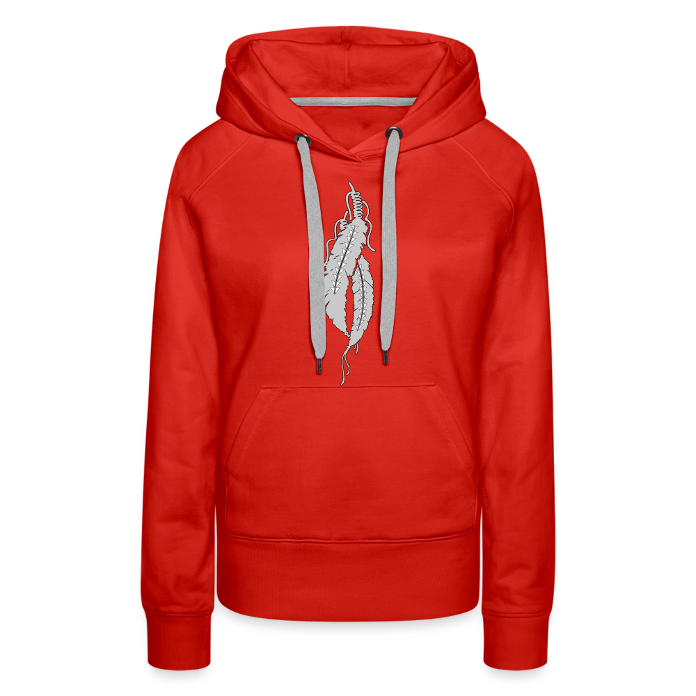 Just Feathers Women’s Premium Hoodie - red