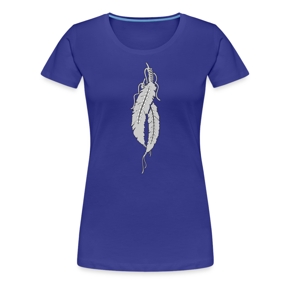 Just Feathers Women’s Premium T-Shirt - royal blue
