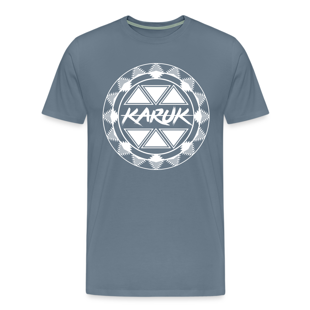 Karuk Frogs Men's Premium T-Shirt - steel blue