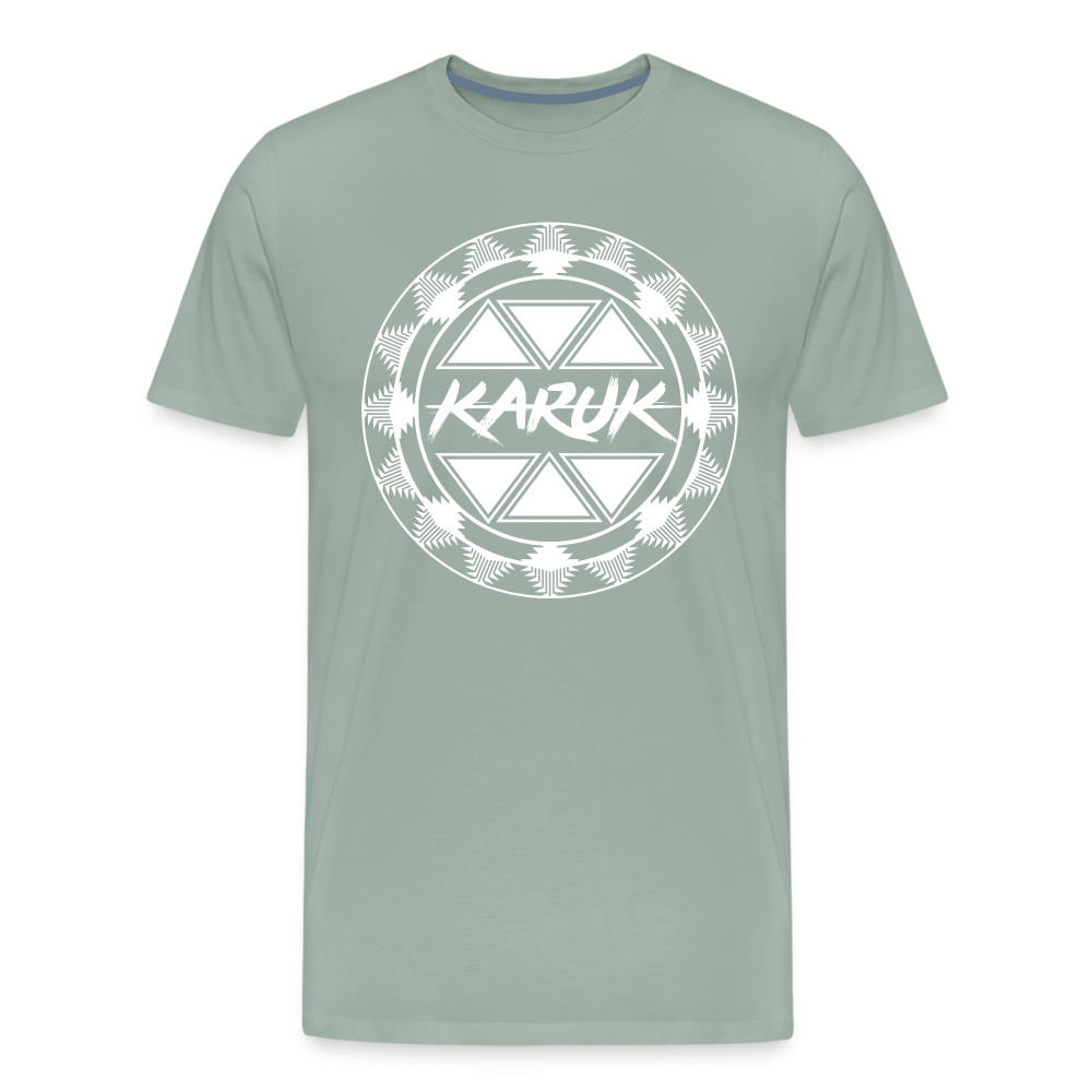 Karuk Frogs Men's Premium T-Shirt - steel green