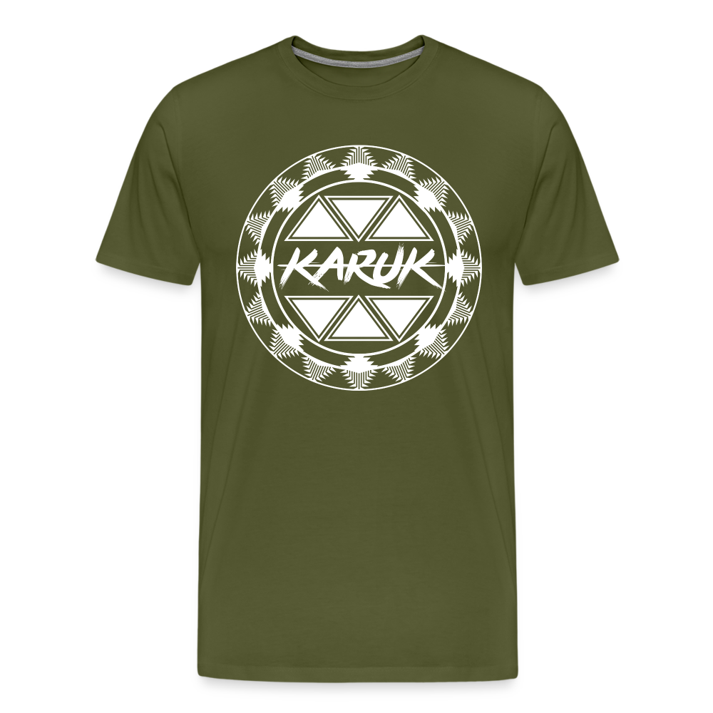 Karuk Frogs Men's Premium T-Shirt - olive green