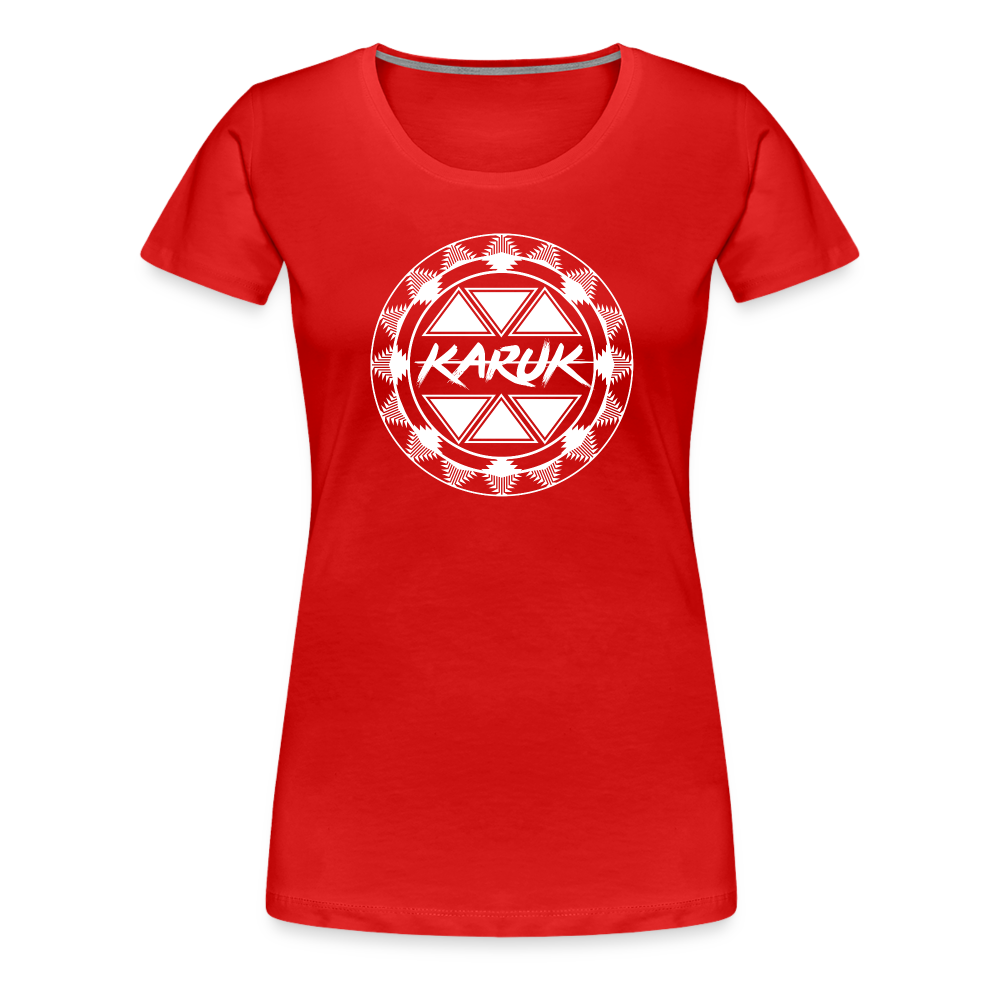 Karuk Frogs Women’s Premium T-Shirt - red
