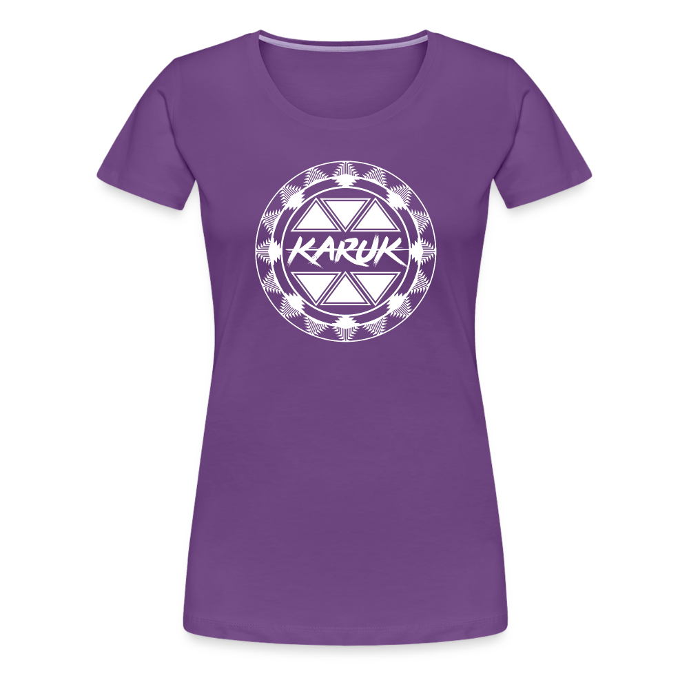 Karuk Frogs Women’s Premium T-Shirt - purple