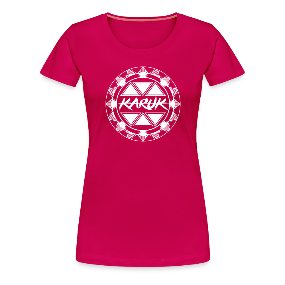 Karuk Frogs Women’s Premium T-Shirt - dark pink