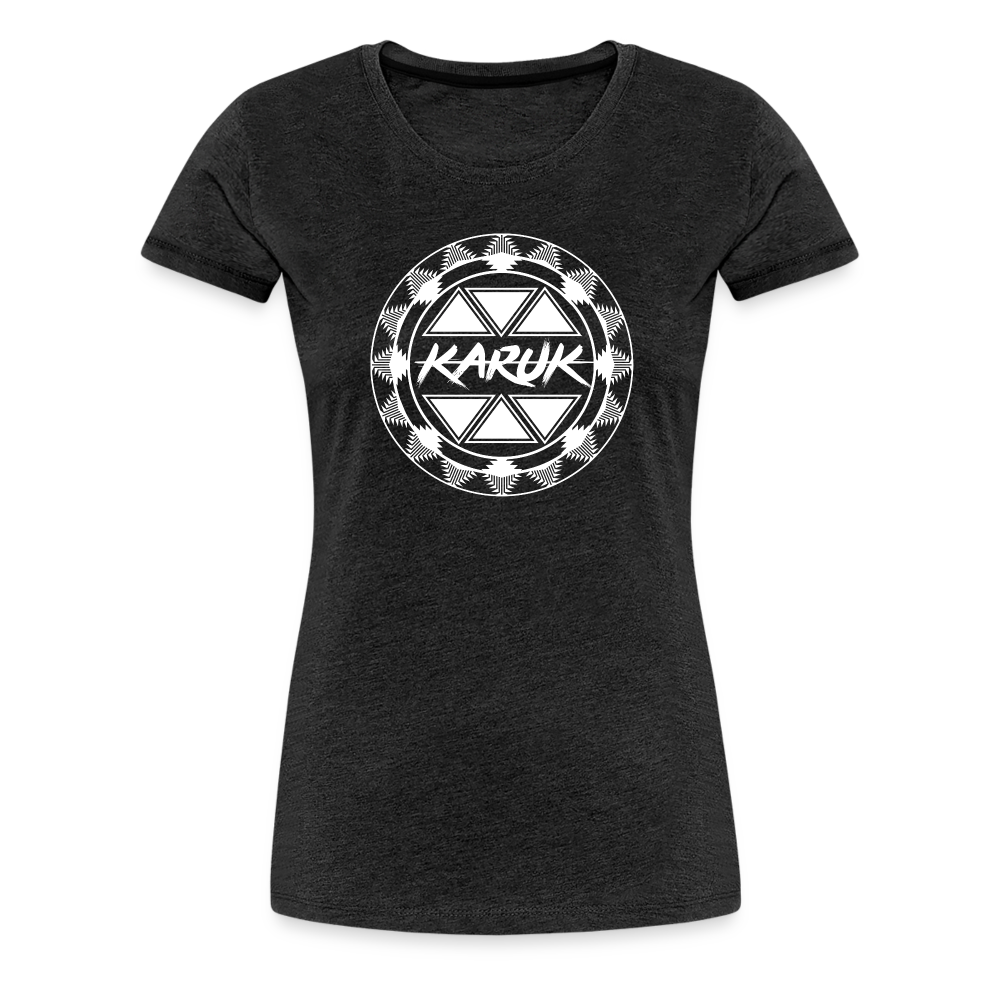 Karuk Frogs Women’s Premium T-Shirt - charcoal grey