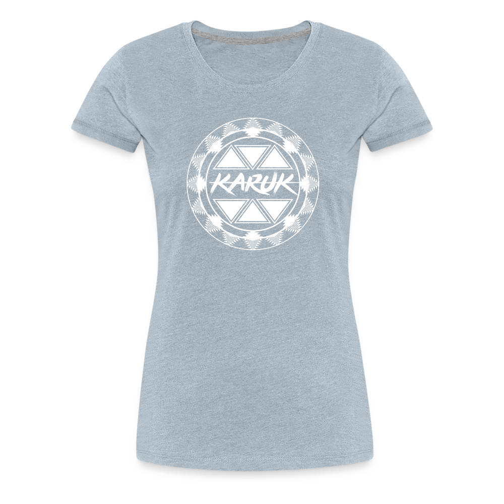 Karuk Frogs Women’s Premium T-Shirt - heather ice blue
