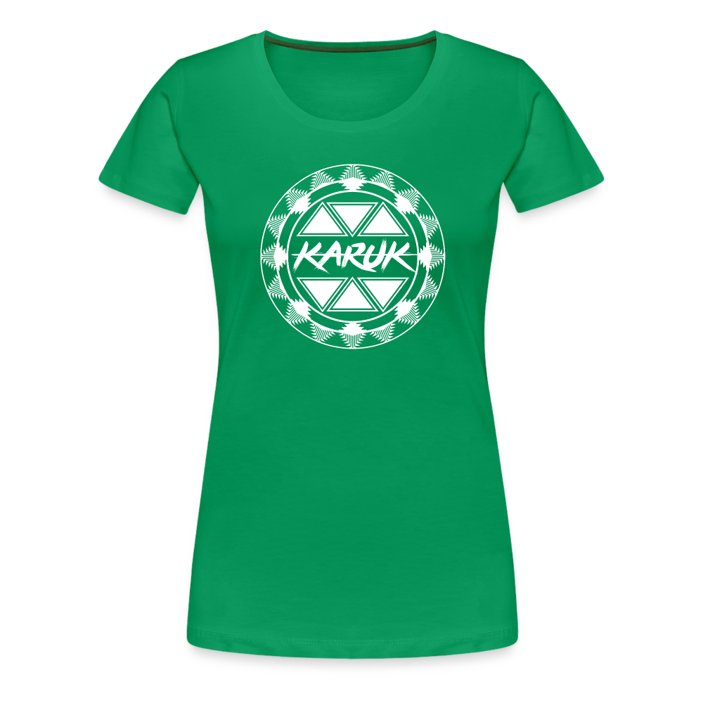 Karuk Frogs Women’s Premium T-Shirt - kelly green