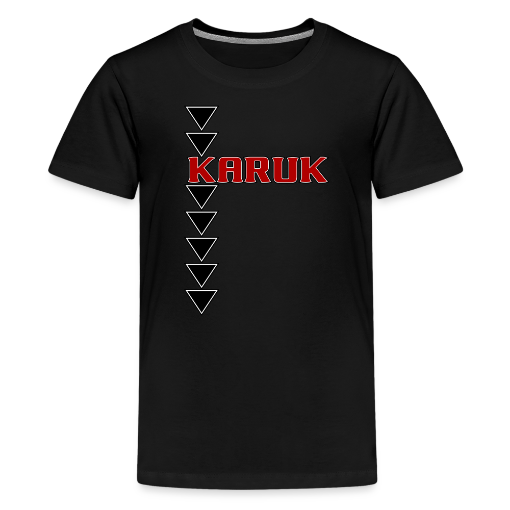 Karuk Sturgeon Kids' Premium T-Shirt - black