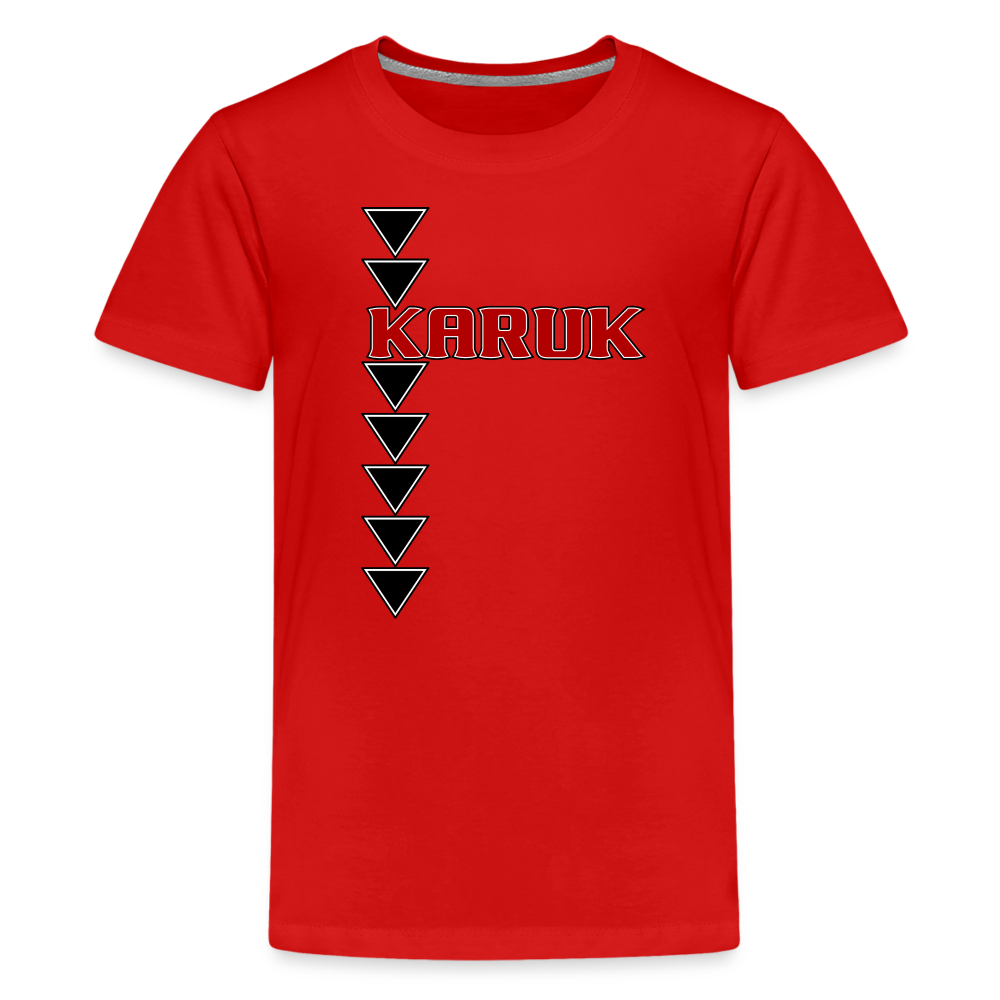 Karuk Sturgeon Kids' Premium T-Shirt - red